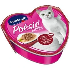 Vitakraft Katzenfutter Poesie Sauce, Kalb In Käsesauce - 15 Schalen