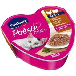 Vitakraft Katzenfutter Poesie Sauce, Huhn Und Truthahn - 15 Schalen