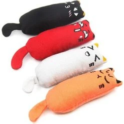 BARES 4 Stücke Katzenminze Spielzeug Katze Interaktive Spielzeug Haustiere Kissen Kauen Spielzeug Set Für Katze/Kitty/Kätzchen