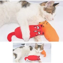 BARES 4 Stücke Katzenminze Spielzeug Katze Interaktive Spielzeug Haustiere Kissen Kauen Spielzeug Set Für Katze/Kitty/Kätzchen -Katzenfutter Verkaufsgeschäft 24979888 3