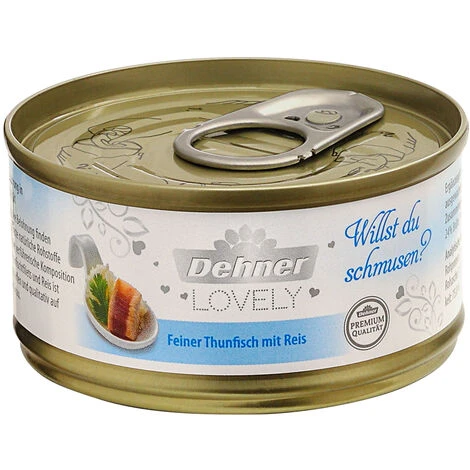 Dehner Premium Lovely Katzenfutter Adult, Ergänzungsfutter, Thunfisch Und Reis, 24 X 70 G (1680 G) 4 Dehner Premium Lovely Katzenfutter Adult, Ergänzungsfutter, Thunfisch Und Reis, 24 X 70 G (1680 G) – Bild 2