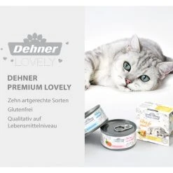 Dehner Premium Lovely Katzenfutter Adult, Ergänzungsfutter, Hühnerbrust Und Thunfisch Mit Reis, 24 X 70 G (1.68 Kg) -Katzenfutter Verkaufsgeschäft 49345862 4