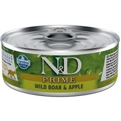 FARMINA NATURAL & DELICIOUS FELINE PRIME CON CINGHIALE E MELA 80 GR UMIDO