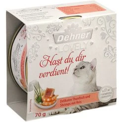 Dehner Premium Lovely Katzenfutter Adult, Ergänzungsfutter, Thunfisch Und Shrimps Mit Reis, 24 X 70 G (1680 G) -Katzenfutter Verkaufsgeschäft 49663702 3
