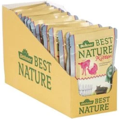 Dehner Best Nature Katzenfutter Kitten, Kalb Und Pute Mit Grünlippmuschel, Im Beutel, 16 X 85 G (1.36 Kg) -Katzenfutter Verkaufsgeschäft 49988767 3