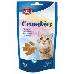 TRIXIE Crumbies Mit Lachs Und Taurin. Gewicht 60g. Für Katzen