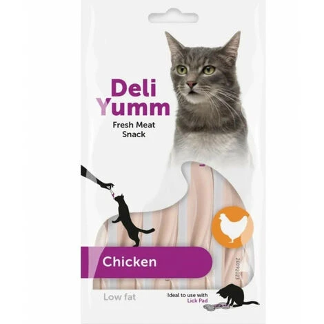 ANIMALLPARADISE Leckerlis 5 Sticks à 14 G, Huhn Für Katzen 4 ANIMALLPARADISE Leckerlis 5 Sticks à 14 G, Huhn Für Katzen – Bild 2