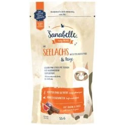 SANABELLE SEELACHS & FEIGE KATZENLECKEREIEN FISCH 55 G (621700055) BOSCH -Katzenfutter Verkaufsgeschäft 56368604 2