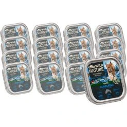 Dehner Wild Nature Katzenfutter Adult, Gebirgssee, Lachs/Forelle, 16 X 100 G (1.6 Kg)