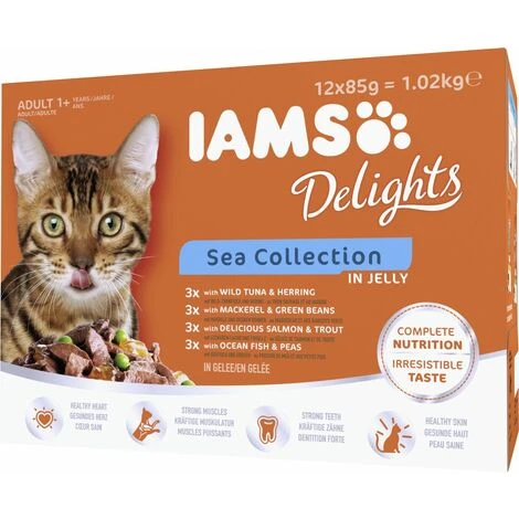 Iams Delights Katzennassfutter See Collection In Gelee 8710255100357 Collection 0629203896 Katzennassfutter 4 Iams Delights Katzennassfutter See Collection In Gelee 8710255100357 Collection 0629203896 Katzennassfutter – Bild 2