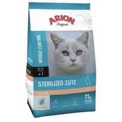 Original Arion Sterilisierte Gewichtskontrolle 33/12 SalmÜ ñN, 7,5 Kg