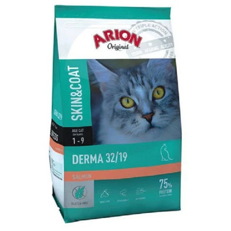 Original Arion Derma Skin & Coat 32/19 Essen FÙr Katzen, Sparpackung 2 X 7,5 Kg 3 Original Arion Derma Skin & Coat 32/19 Essen FÙr Katzen, Sparpackung 2 X 7,5 Kg