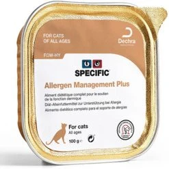 SPECIFIC Geben Sie H_lmedo Food FÙr Katzen Allergie Manegement Plus Fow-hy, Pack 4 X 7 X Tablett 100 Gr