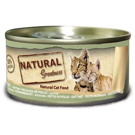 Natural Greatness Classic H_lmeda Futter Mit HÙhnerbrust FÙr Katzen Und Babykatzen, 24 Dosen X 70 G 3 Natural Greatness Classic H_lmeda Futter Mit HÙhnerbrust FÙr Katzen Und Babykatzen, 24 Dosen X 70 G