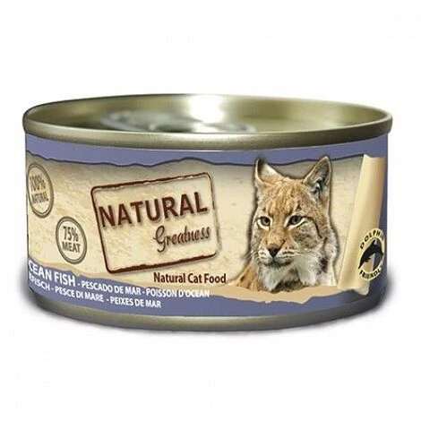 Natural Greatness Classic H_lmed Food Mit Meerefisch FÙr Erwachsene Katzen, 24 Dosen X 70 G 3 Natural Greatness Classic H_lmed Food Mit Meerefisch FÙr Erwachsene Katzen, 24 Dosen X 70 G