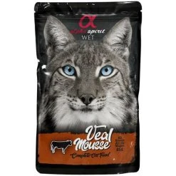 Alpha Spirit Gato Pouch Mousse Ternera 24x85grs