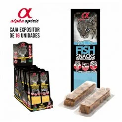 Alpha Spirit Snack Fisch FÙr Katze 16 Beutel X 35 G