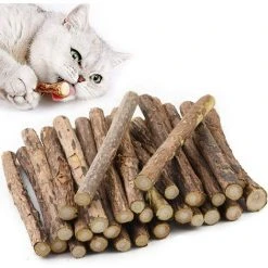 MINKUROW 30 Sticks Natürliche Matatabi-Katzenminze Für Zahnbehandlungen