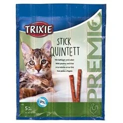 TRIXIE PREMIO QUADRO-STICKS SNACK GEFLÜGEL/LEBER FÜR KATZE 5 X 5 G 42724