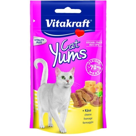 Vitakraft Katzensnack Cat Yums Plus Käse - 9 X 40g 4 Vitakraft Katzensnack Cat Yums Plus Käse - 9 X 40g – Bild 2
