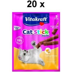 Vitakraft Katzensnack Cat-Stick Mini Geflügel & Leber - 60 X 6g